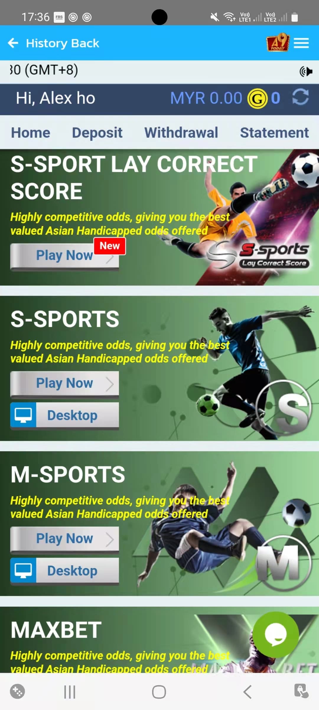 A9Play agent promotional screen 12