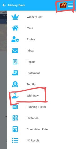 How to withdraw from a9play ewallet — step 2